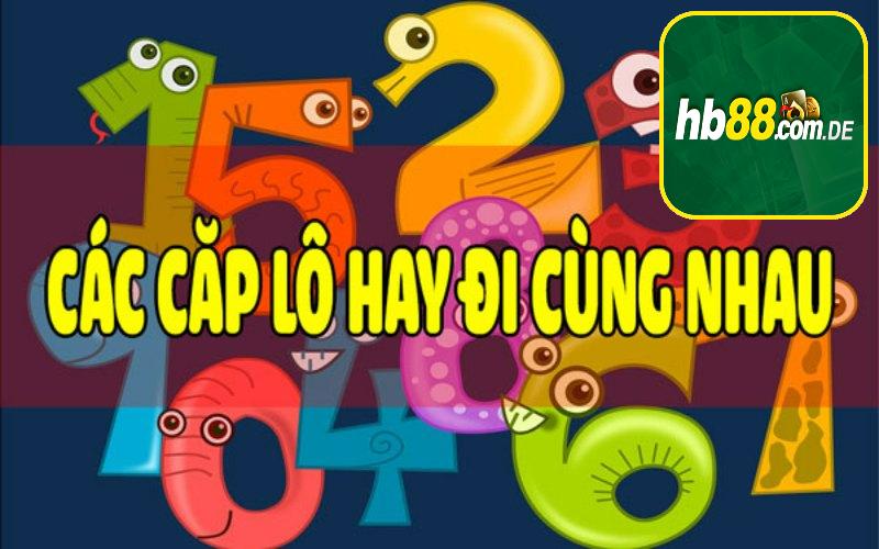 Các cặp lô xuất hiện cùng nhau tạo xiên 3